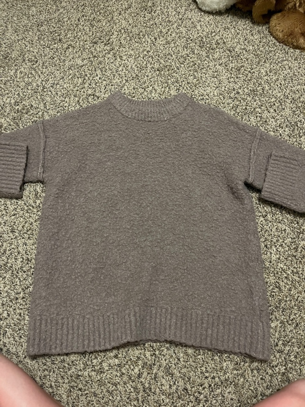 wild fable Taupe Short Sleeve Crewneck Sweater